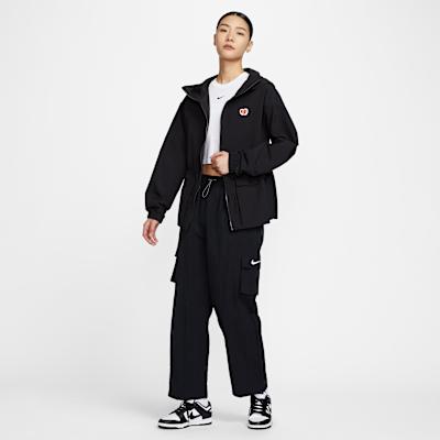Women's Nike Sportswear AS W NSW TREND WVN JKT GCEL Jackets & Coats Women's Black