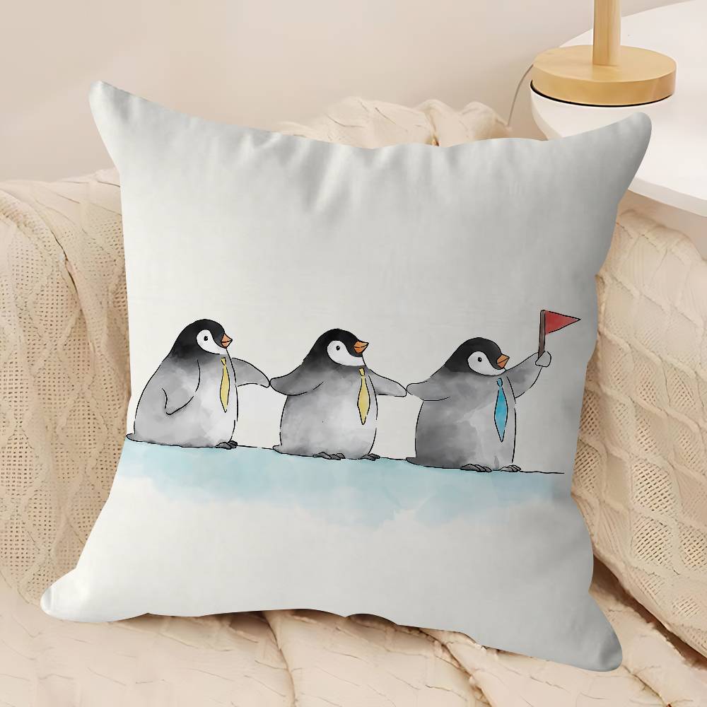 Süßes Pinguin-Kissenbezug-Design Kissenbezug Dekor Feiertagsdekorati