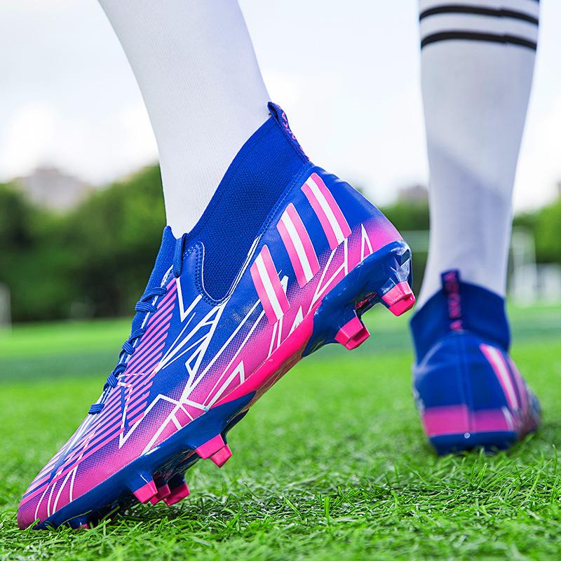 Soccer shoes children's football shoes boys and teenagers students competition training shoes TF broken nails AG long nails sneakers