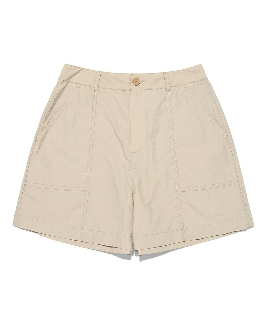 LEE Women'S Nylon Stitch Shorts Beige