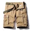 Men's 2021 Summer Washed Cotton Multi-Pocket Casual Workwear Shorts