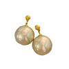 Simple Pearl Earrings Large Earrings Stud Earrings Versatile Fashion Women High-End Celebrity Temperament Light Luxury Earrings