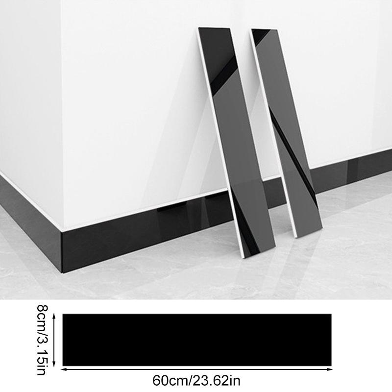 1Pc Wall Panels Line Sticker Strong Adhesive DIY Wallpaper Skirting Home Decoration Waterproof PVC Self Adhesive Imitation Marble