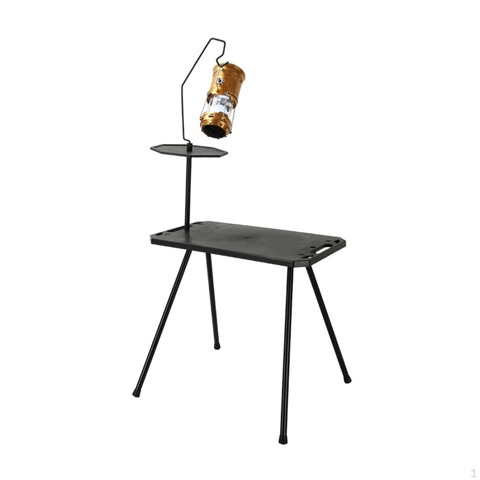 

Compact Folding Table for Camping with Carry Bag BBQ And Travel without light holder