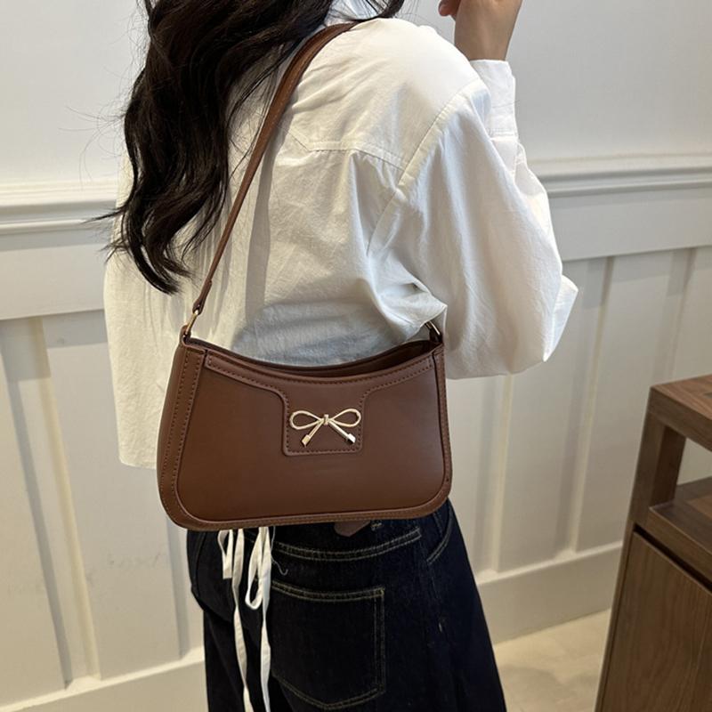 Small Square Bag New Shoulder Bag Diagonal Cross Bag Fashionable Women Bow Design Underarm Bags CLE