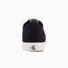 Calvin Klein Round Toe Lace-Up Logo Low Top Canvas Sneakers Men Sneakers Black White YM01209-0GM
