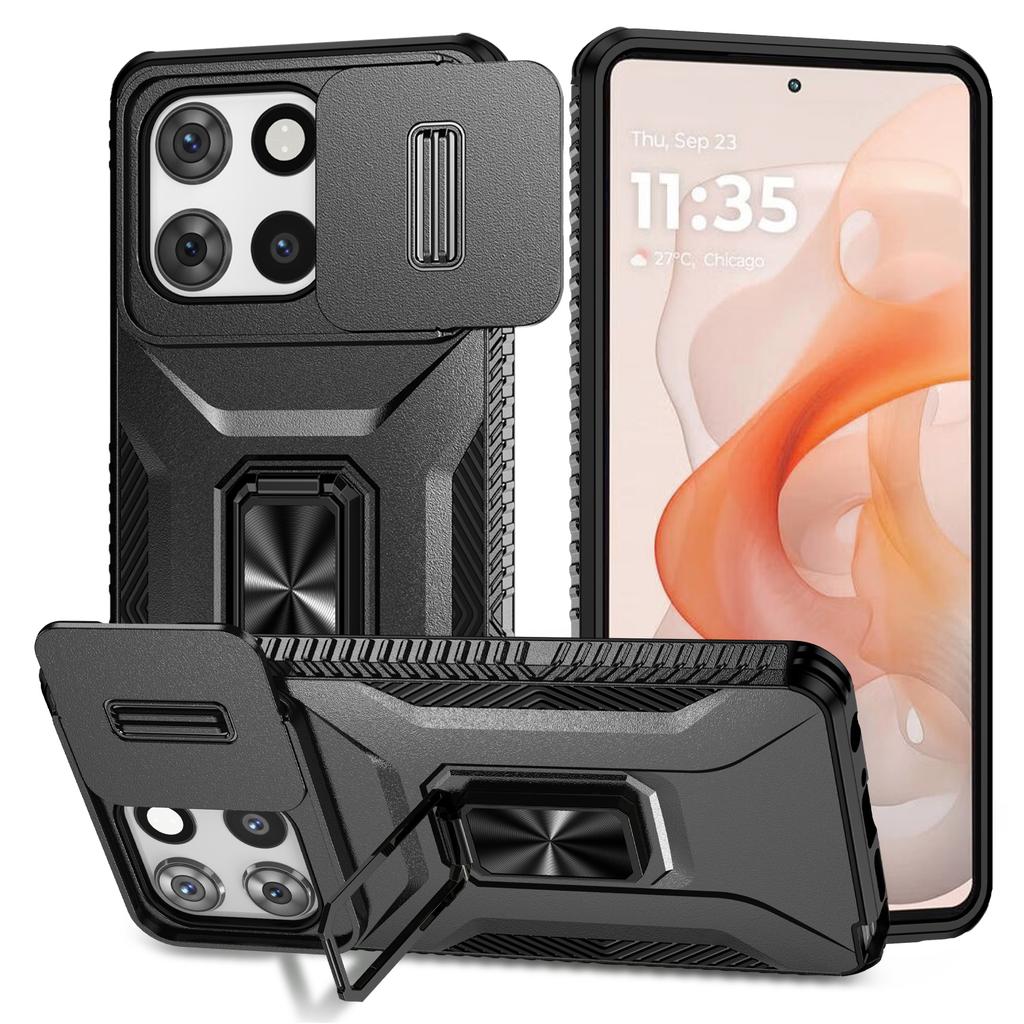 For Motorola Moto G Stylus 5G (2025) Case Camshield Kickstand TPU + PC Anti-Slip Phone Cover