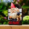 Cartoon Gnomes Statue Outdoor Garden Yard Decorations Cute Funny Dwarf Statue Middle Finger Gnome Creative Tree Hanging Ornament
