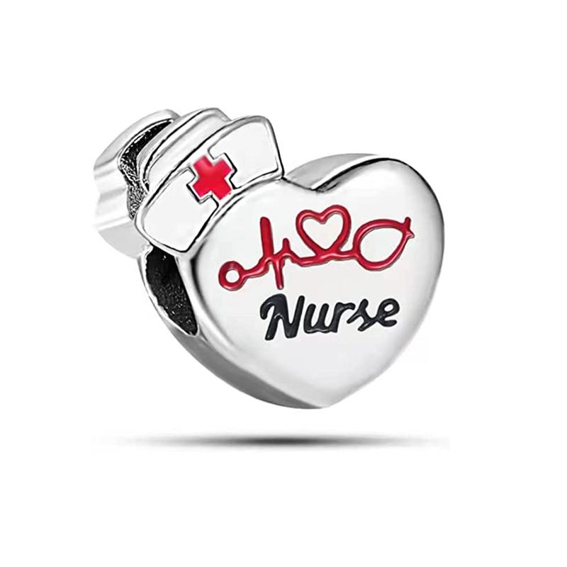 European Copper Love You Gesture Pendant Charm Fit Original Bracelet Jewelry Sparkling Cross Horse Angel Dangle Bead