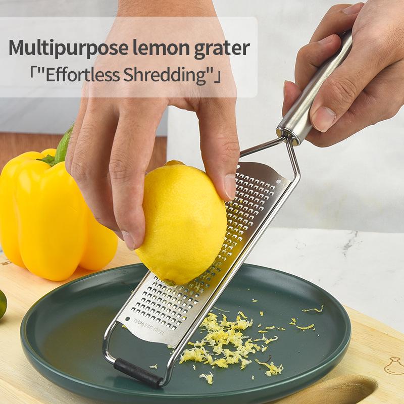 304 Stainless Steel Multi-Use Grater: Cheese, Lemon, Chocolate Slicer