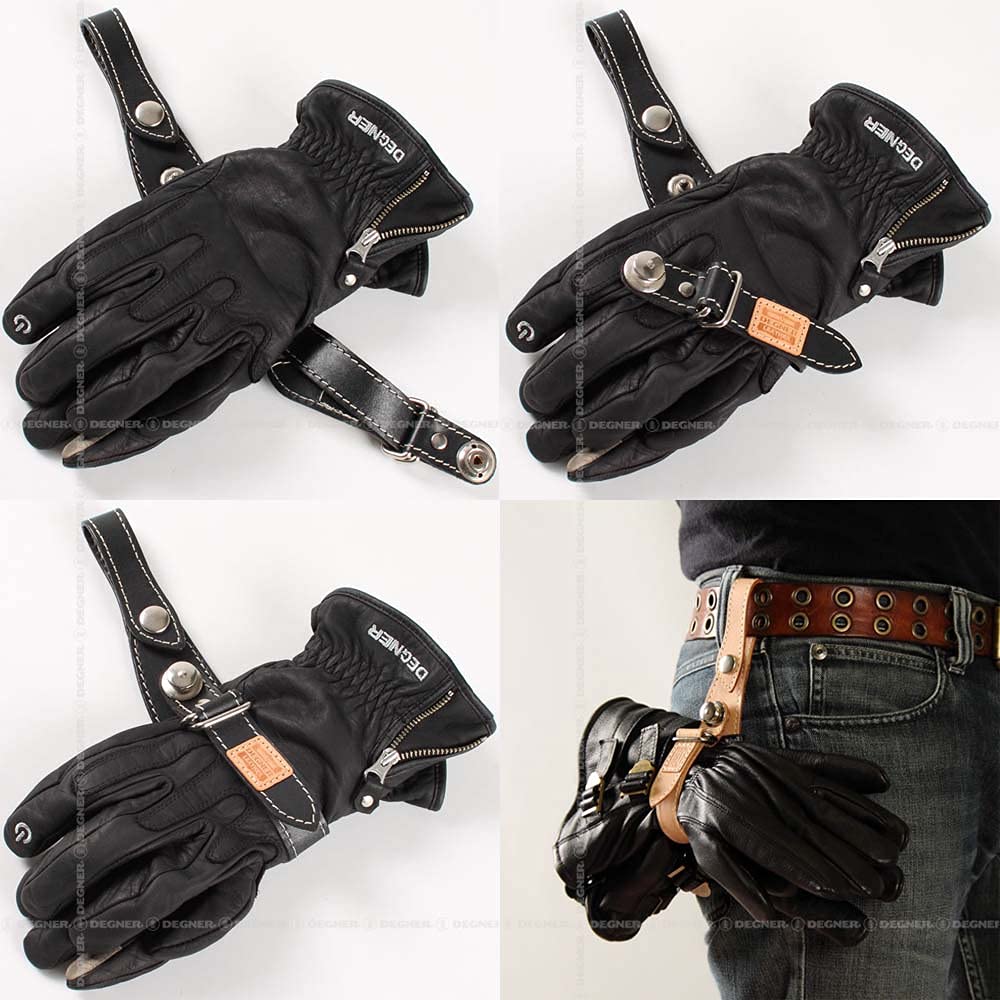 DEGNER Glove Holder Black K-28