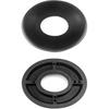 QWORK Motorcycle Helmet Stand, Helmet Service Pad, Helmet Support Donut Ring For Motorcycle Snowmobile Scooter Helmetsm, Black