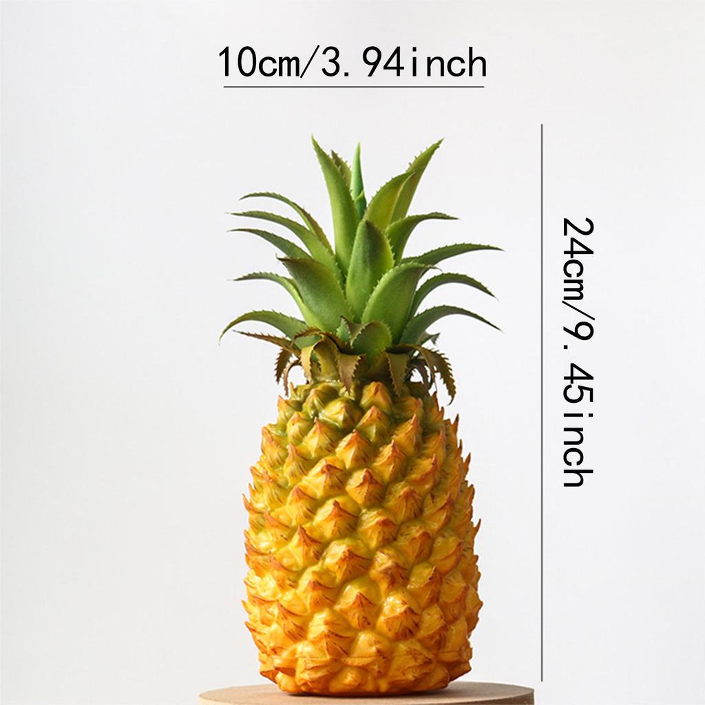 Künstliche Ananas Figur Moderne Tischmittelstücke Ananas Dekoration für Hochzeit Schlafzimmer Küche Kinderspielzeug Wohnzimmer