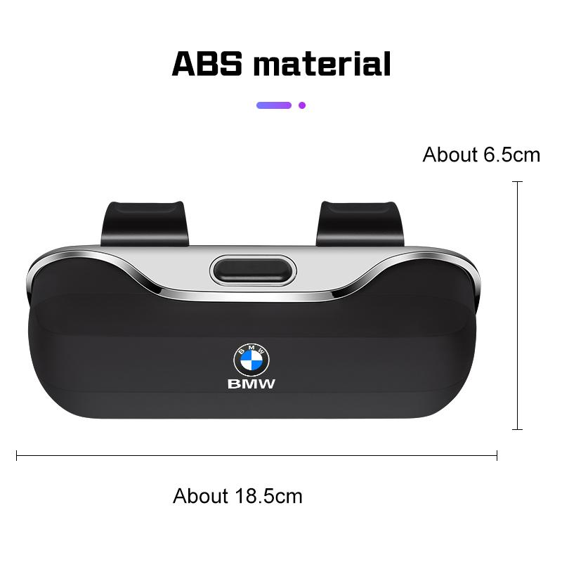 Visor Car Sunglasses Glasses Case Clip Holder Box Accessories for BMW E46 E60 E70 E90 E91 E92 F10 F40 G60 X3 X4 X5 X6 X7 RW6