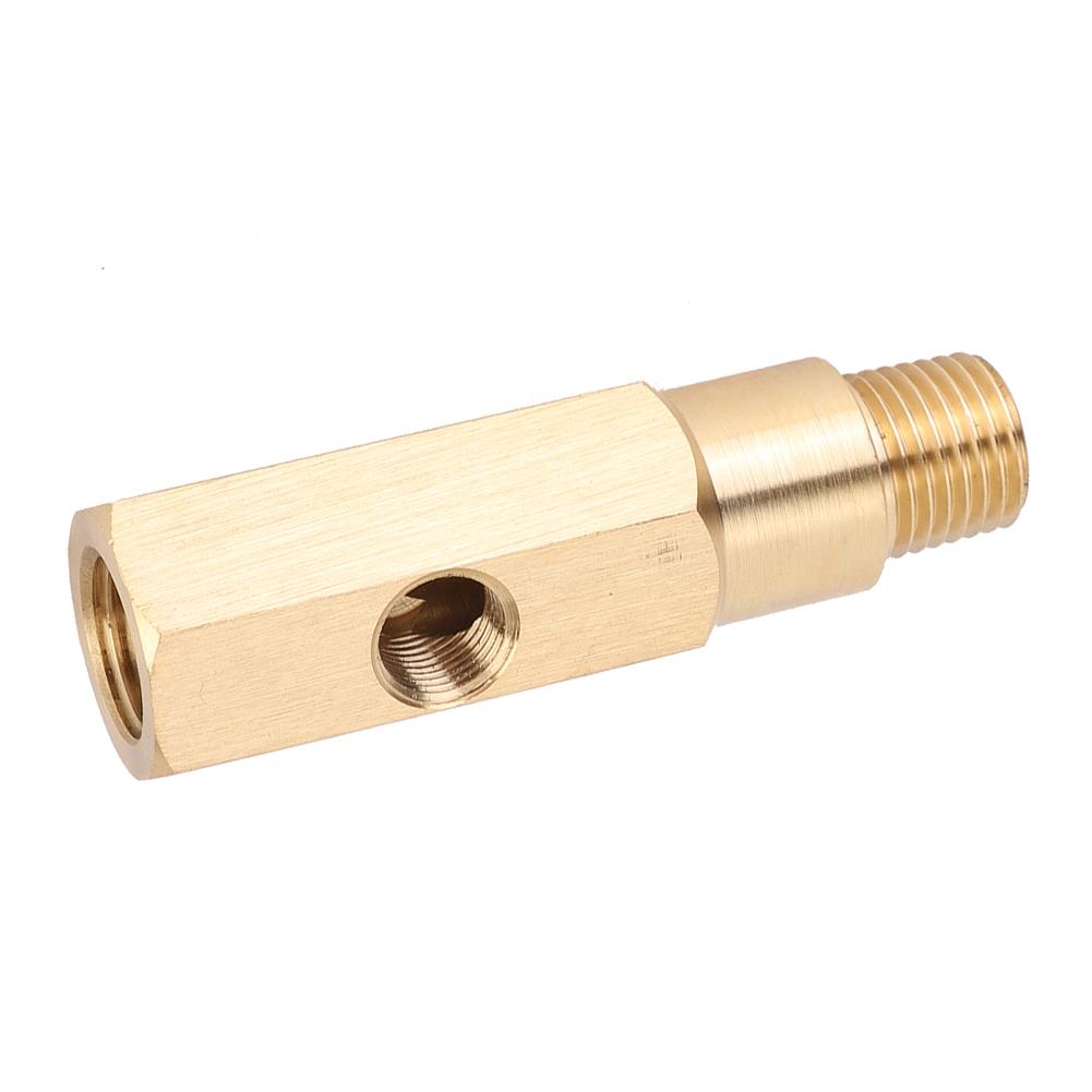 Oil Pressure Gauge Adapter 1 4 NPT Brass T Piece Sender Fit for Ford Falcon BA BF FG   4.0 and V8