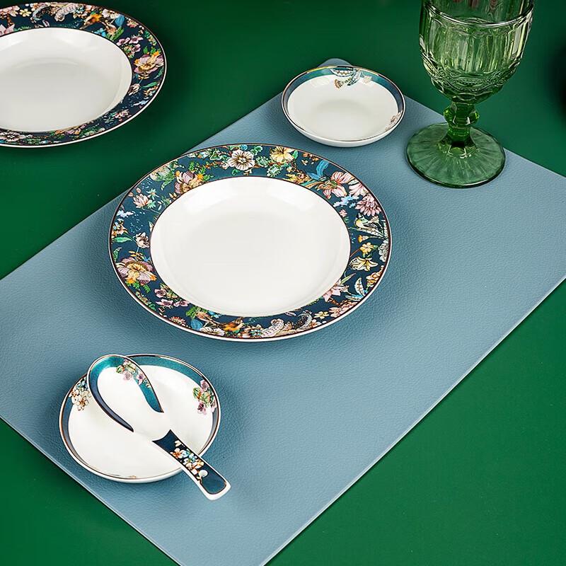 Tang Hui Nordic Green Wilds Bone China Dinnerware Set
