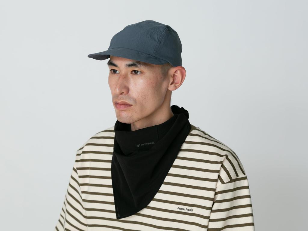 Snow Peak Breathable Quick Dry Bandana AC-25SU012 Bandana Handkerchief for Men and Women, Black