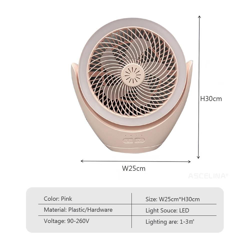 

Светодиодный вентилятор для кемпинга, перезаряжаемый настольный портативный беспроводной потолочный вентилятор, многосценарный светильник с крючками, светодиодный светильник Pink