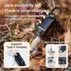 LED Camping Light, USB Charging Outdoor Tent Light with Clamp, Solar Lithium Battery, Do Not Change Color, Camping Flashlight