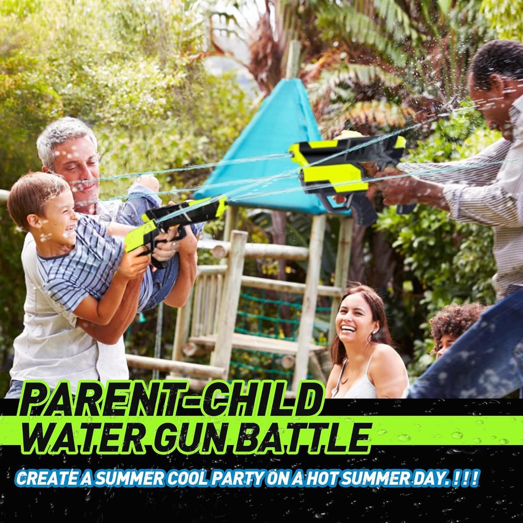 Manual Water Gun Toys Summer Outdoor Beach Water 2 in 1 Squirt Guns Swimming Pool Adults Boys Shooting Game Toy