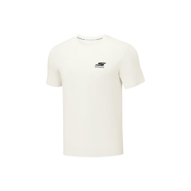 Skechers Breathable Crew Neck Solid Color Pullover T-Shirt Men tops P226M017-0074 S