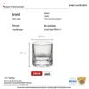QINGPINGGUO Reinforced Crystal Glass Whiskey & Juice Cup Set