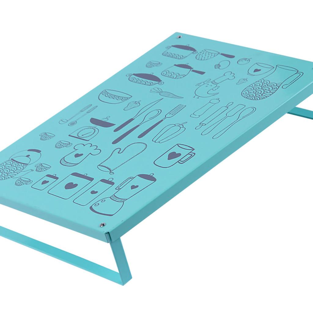 Induction Cooker Shelf Bracket Stylish Simple Gas Stove Cover Base Shelf for Kitchen Green