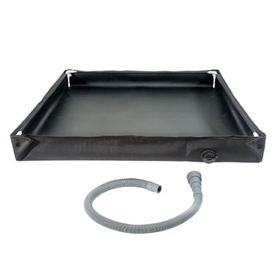 Vasca da Doccia Portatile con Scarico Tubo Doccia Pieghevole da Esterno con Scarichi Rapidi per Attività da Spiaggia Campeggio