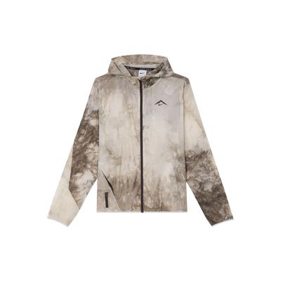 Trail Repel All Over Print Hooded Zip Casual Long Sleeve Jacket Women Jacket Yellow FN6854-104