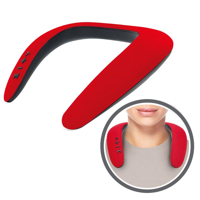 5D Stereo Wireless Bluetooth U-Shaped Neck Speaker & Microphone
