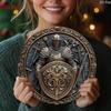 Medieval Knight Shield Sword Aluminum Metal Wall Art Vintage Armor Decorative Plaque 8x8 Inch