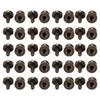 20set Brass Rivets Bronze Wear Resistance Luggage Hardware Accessories for Handbags Shoes Clothes