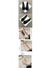 2025 Women's Pointed Toe Black Flats with Bow - Versatile Work Loafers