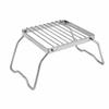 Stainless Steel Cooktop Stand with Folding Legs Quick-Setup for Backpacking
