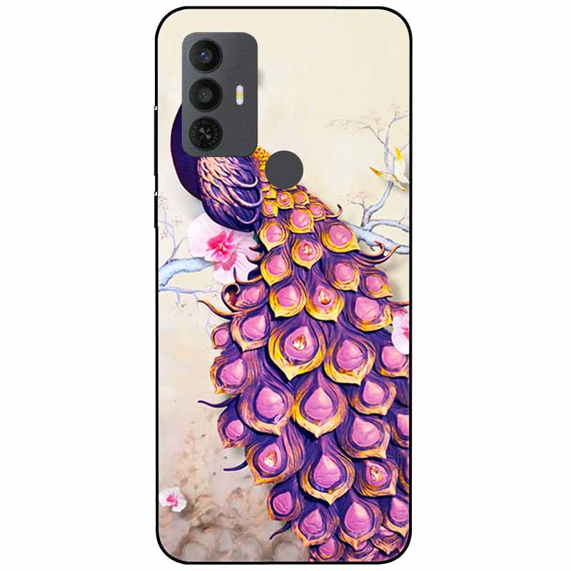 

For TCL 30 SE Case 305 6.52 Silicone Soft Fashion TPU Phone Cover for TCL 305 306 30SE Case 6165A Bumper Funda for TCL30SE 405 TCL 30 SE