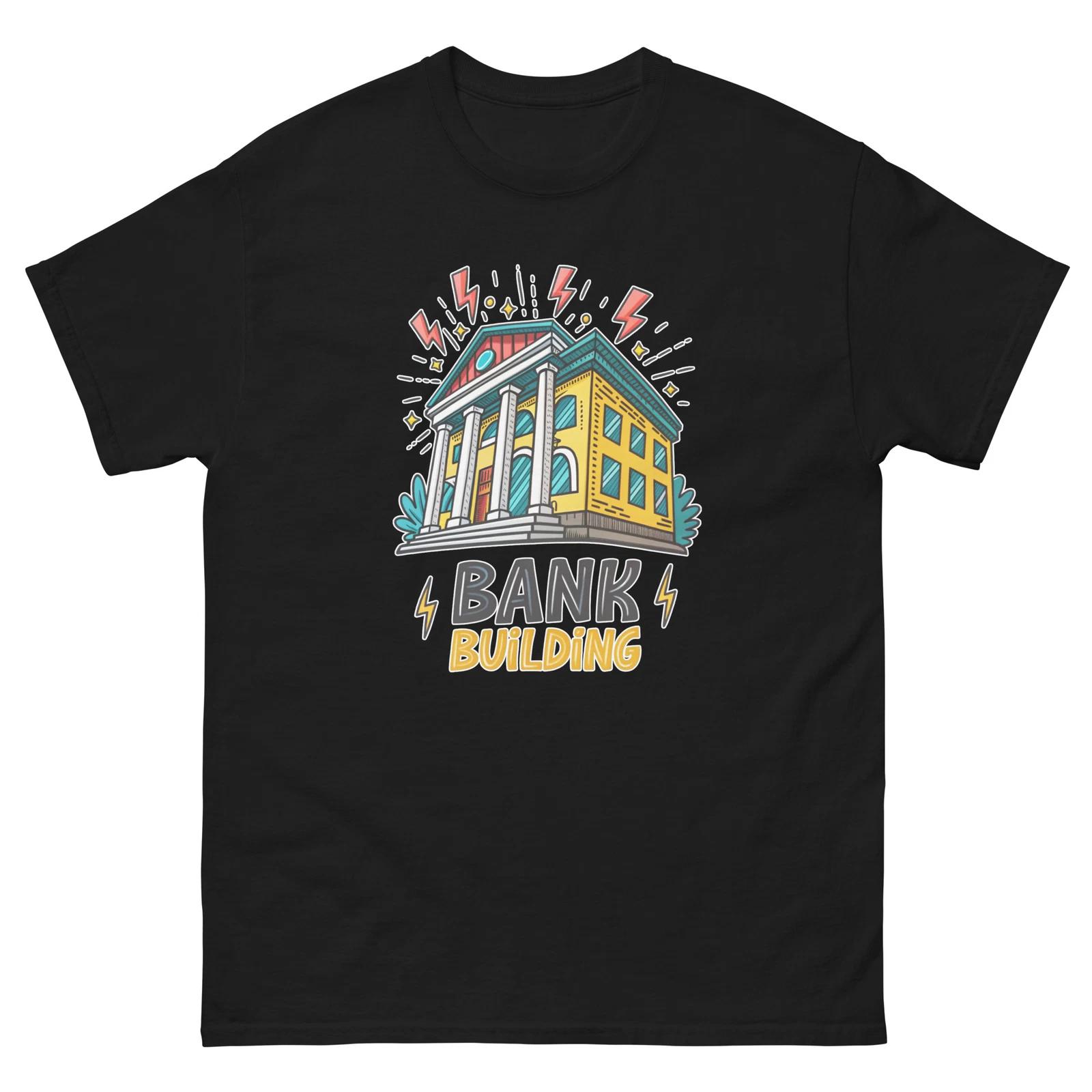 Bank Building Object Place Item Urban T-Shirt L