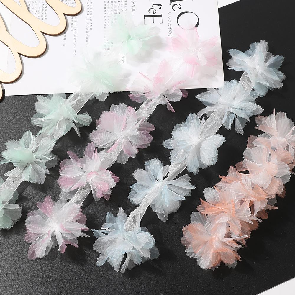 4/7Pcs Artificial Chiffon Flower Heads Living Home Room Decoration Photography Props For Wedding Decor DIY Candy Box Accessories