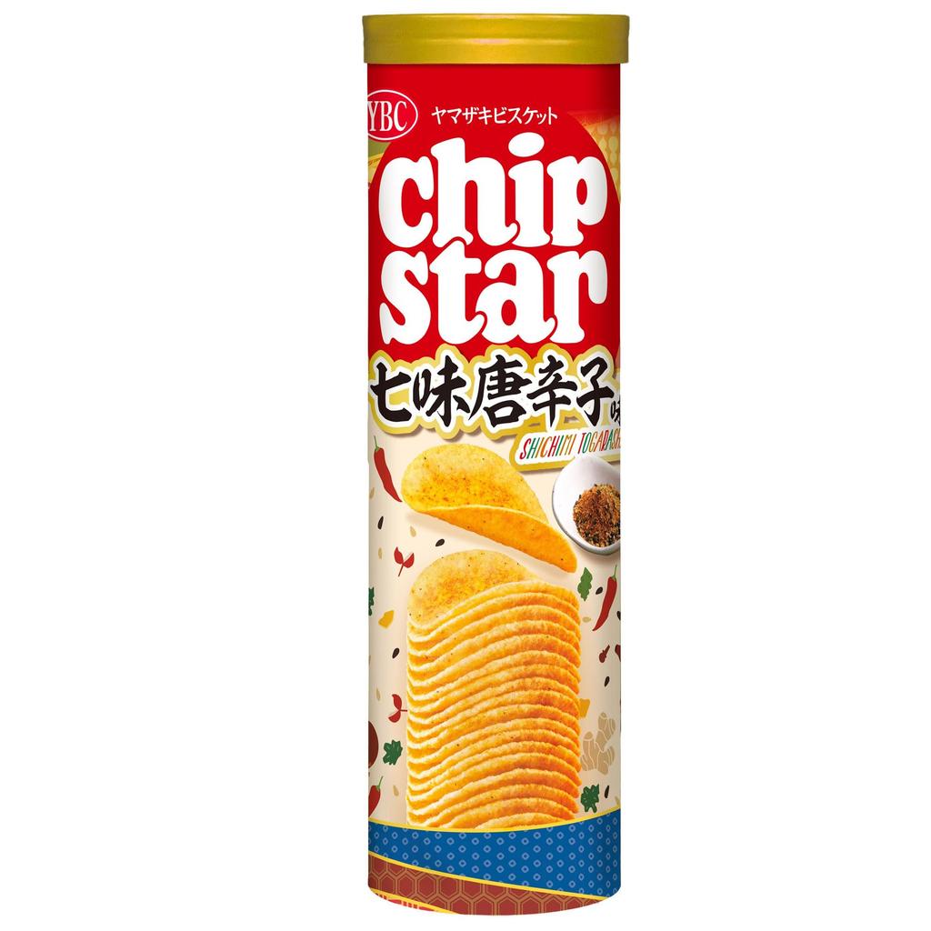 Yamazaki Biscuit Chip Star L Shichimi Togarashi 105g x 12 packs Flavor,