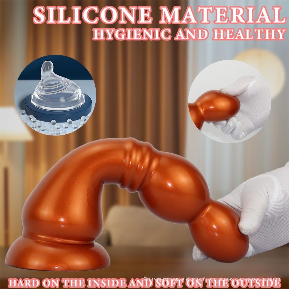 Anal Plug Set, Liquid Silicone Butt Plug with Strong Suction Cup Base for Beginner Anal Training, SM Adult Sex Toys