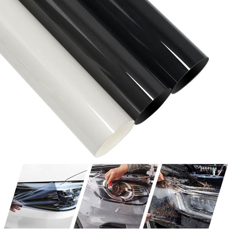 TPU Car Headlight Protective Film Clear Cover for Cars Motorcycles SUV UV Resistant Self-Healing Scratch Proof Auto Accessories
