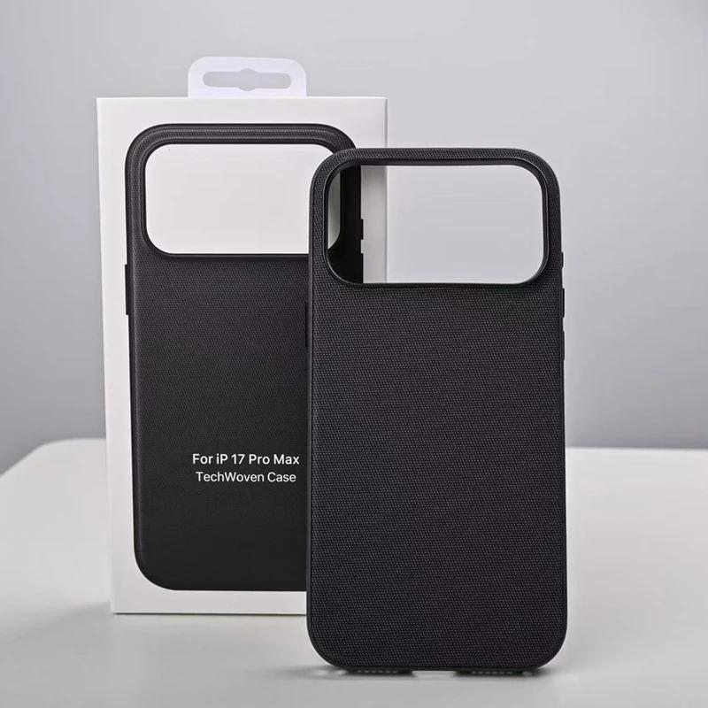 New Original Technology Woven Magnetic Case For iPhone 18 Pro 17 16 15 14 13 Pro Max For Magsafe Wireless Charger Official Cover
