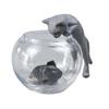 4 Pcs Cute Cat And Goldfish In Fish Tank Figurine Small Aquarium Animal Ornament