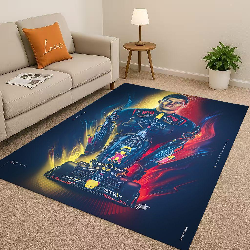 27 Style Racing Car Racer Driver Star Living Room Non-Slip Area Rug Carpet for Bedroom Playroom Sofa,Home Decor Doormat Kids