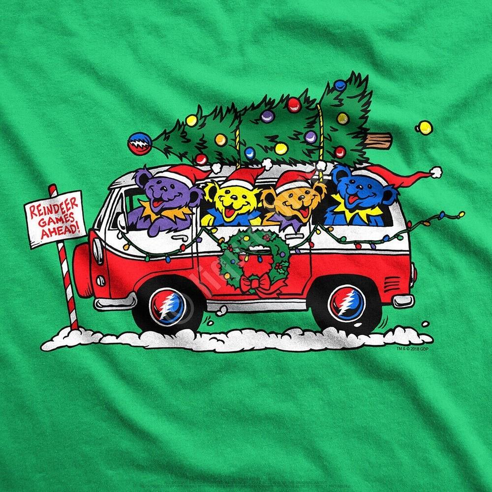 GRAATEFUL DEEAD-STEAL YOUR CHRISTMAS TREE BEAR BUS T-SHIRT S203 Unisex T-Shirt