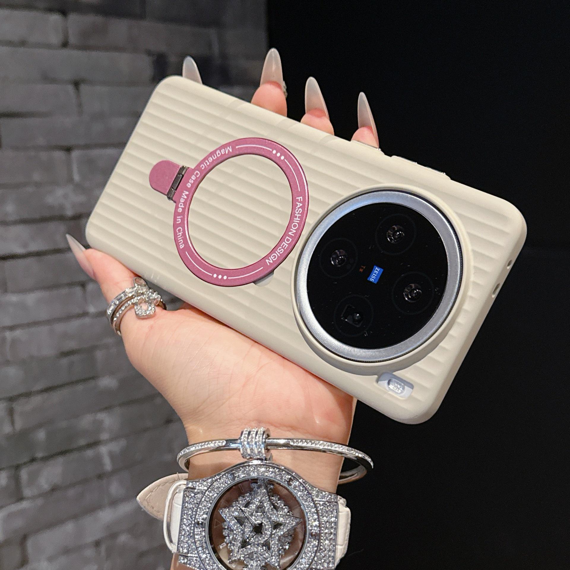 

X200 Pro Frosted Anti-Slip Corrugated Case, Skin-Feel Design X100