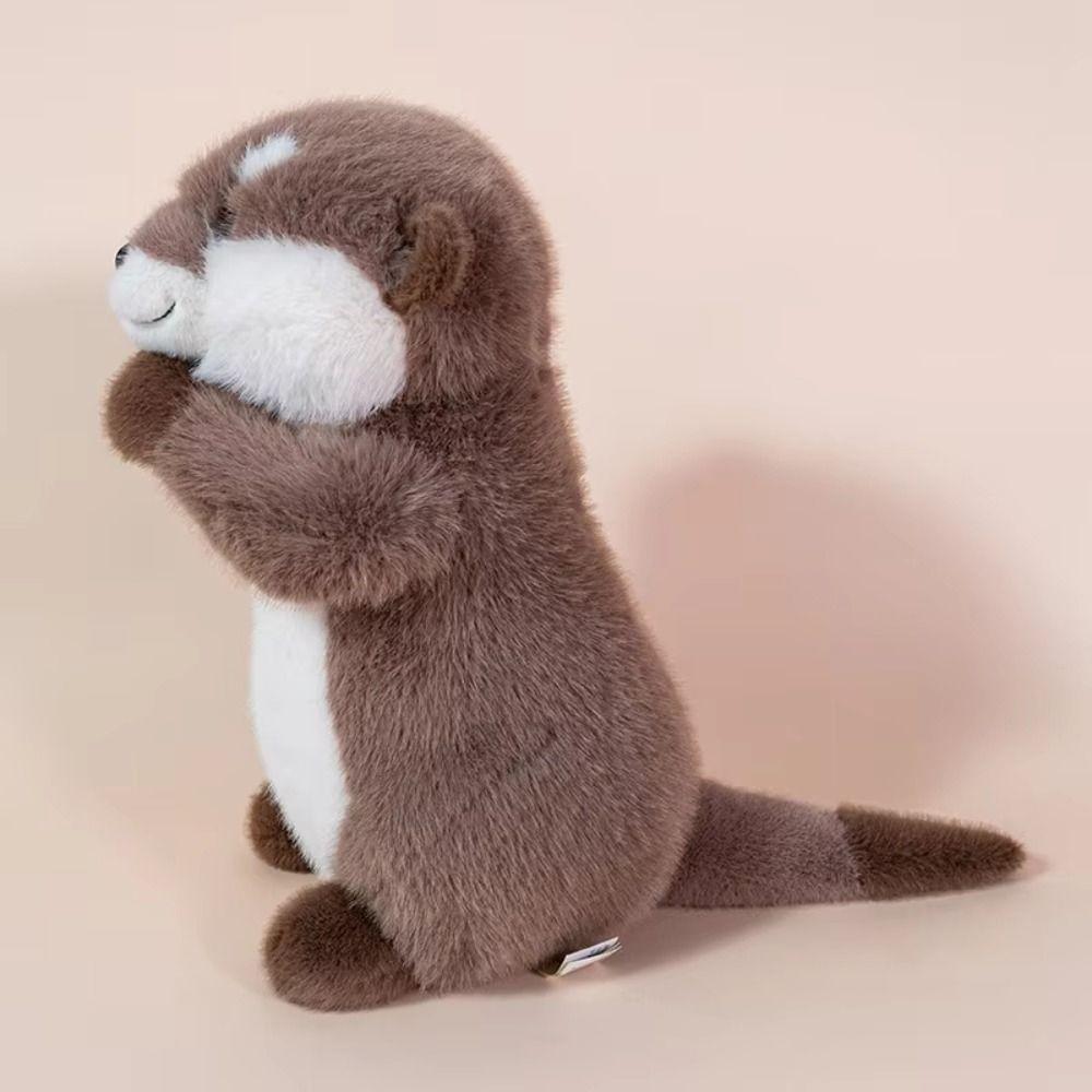 PP Cotton Chubby Otter Stuffed Animal Dolls Soft Simulation Otter Toy Doll  Home Decor