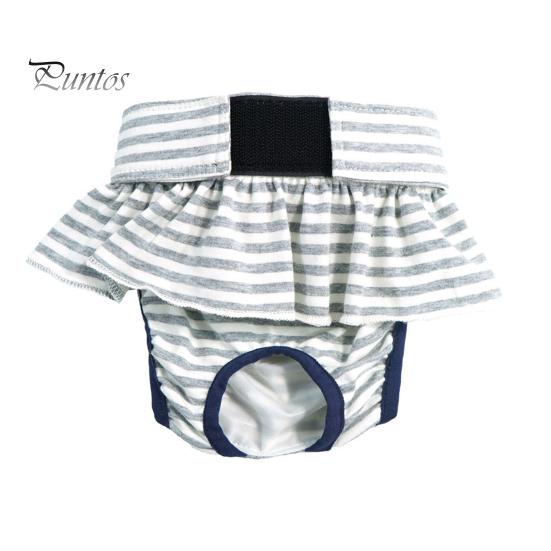 Dog Menstrual Pants Female Dog Sanitary Pants Dog Period Panties Breathable Stripe Pattern Prevents Soiling Harassment Female Dog Diaper Briefs for