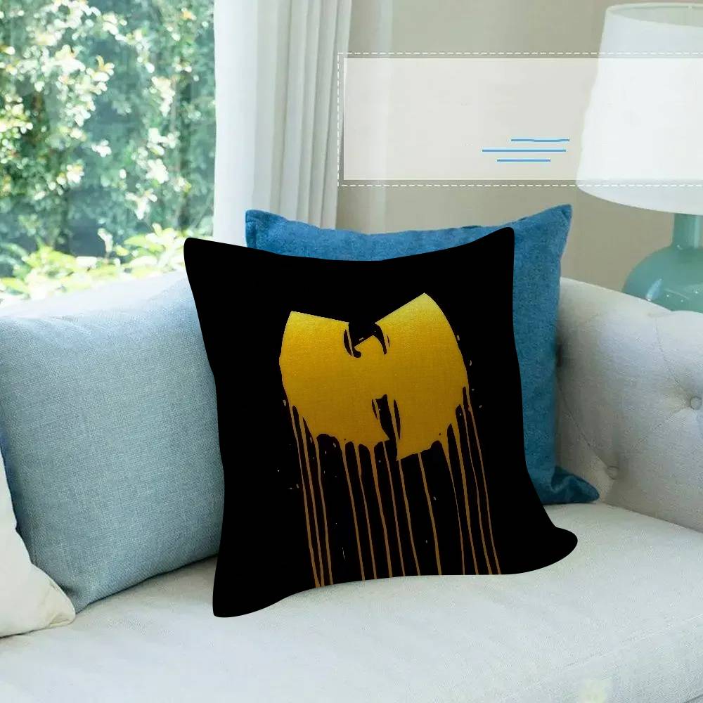 Anime Wu Logo T-Tang Clan Personalized Pillow Cover Kids Bedroom Wild Party Decor Pillowcase Kid Birthday Shower Gift