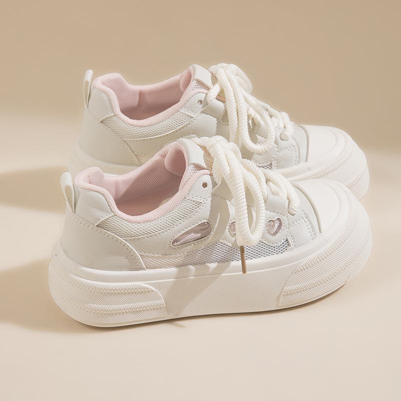 

Fashion casual little white shoes women s 2025 new spring love platform casual shoes ins Korean version of sports shoes tide 35
