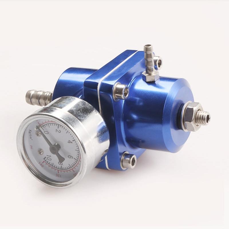 Adjustable Racing Fuel Pressure Regulator With Gauge Fuel Supercharger